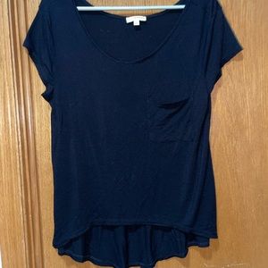 womens large black t shirt